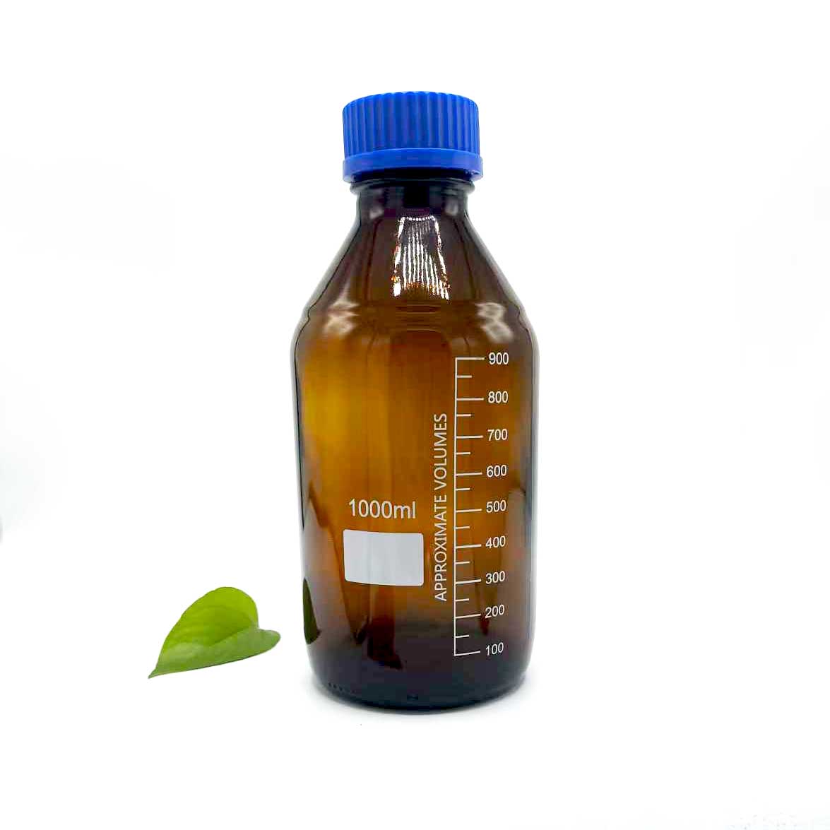 1000 ml jantarová skleněná reakční láhev
